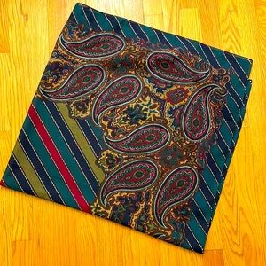 Beautiful Paisley/Striped Scarf or Wrap